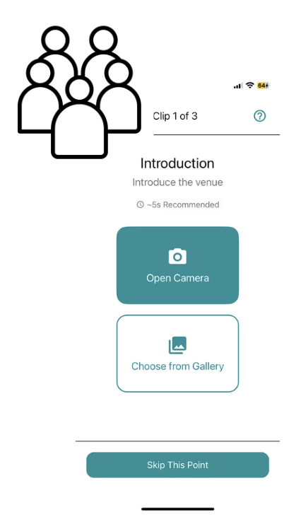 Step-by-step filming guide