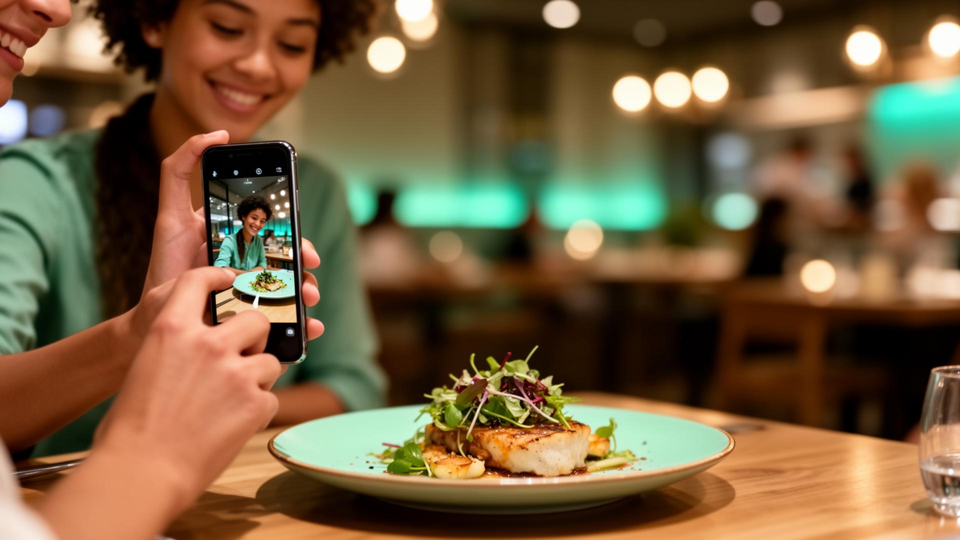 Customer creating a video review